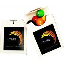 Flip Lid Cardboard Box with Skittles 25g